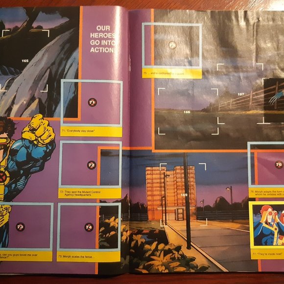 X Men Sticker Activity Book 1993 - Picture 6 of 12